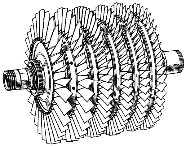 Ротор колеса. Ротор осевого компрессора ГТД. Ротор паровой турбины. Ротор и статор ГТД. Газовая турбина рабочее колесо ротор.